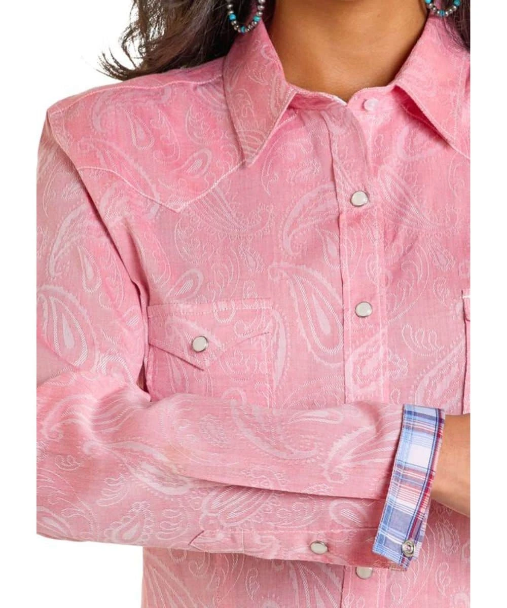 Panhandle Slim Women's Rough Stock Paisley Snap Shirt 2 Panhandle Slim Women's Rough Stock Paisley Snap Shirt - Image 2