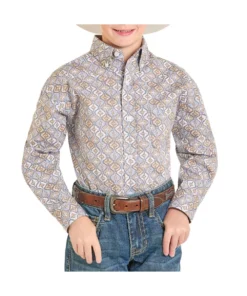 Panhandle Slim Boys' Classic Button Down Shirt