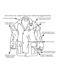 Fox Fire Short Snowy River Riding Coat -Cowpokes Onlines.com SSH