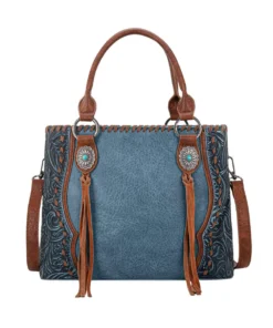 Montana West Women's Trinity Ranch Concho Tote Purse