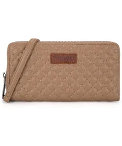 Montana West Women's Wrangler Quilted Wallet
