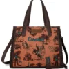Montana West Women's Wrangler Retro Cowboy Satchel Purse