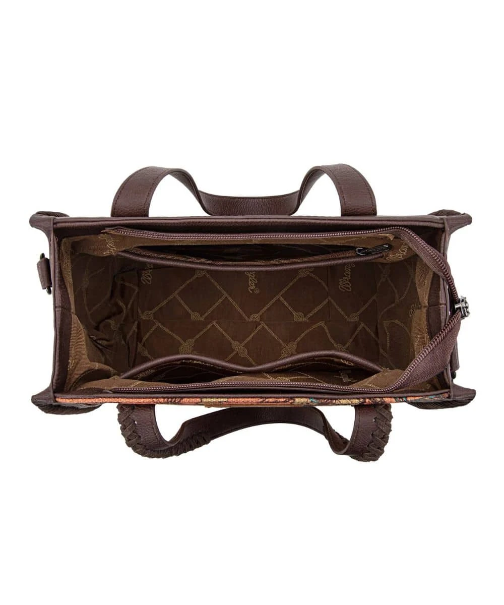 Montana West Women's Wrangler Retro Cowboy Satchel Purse 3 Montana West Women's Wrangler Retro Cowboy Satchel Purse - Image 3