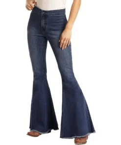 Rock & Roll Cowgirl Women's Bargain Button Bell Jean