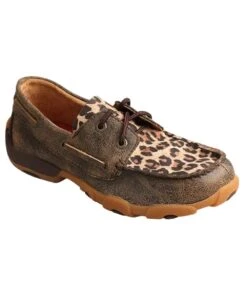Twisted X Girls' Boat Shoe Driving Moc