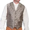 Scully Men's Taupe Paisley Vest
