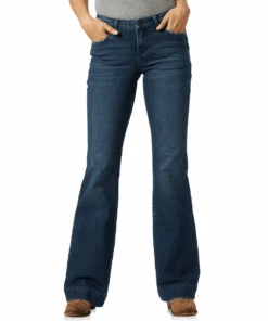 Wrangler Women's Mid Rise Retro Trouser Jean